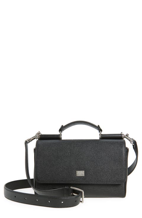 My Sicily Grained Leather Top Handle Bag