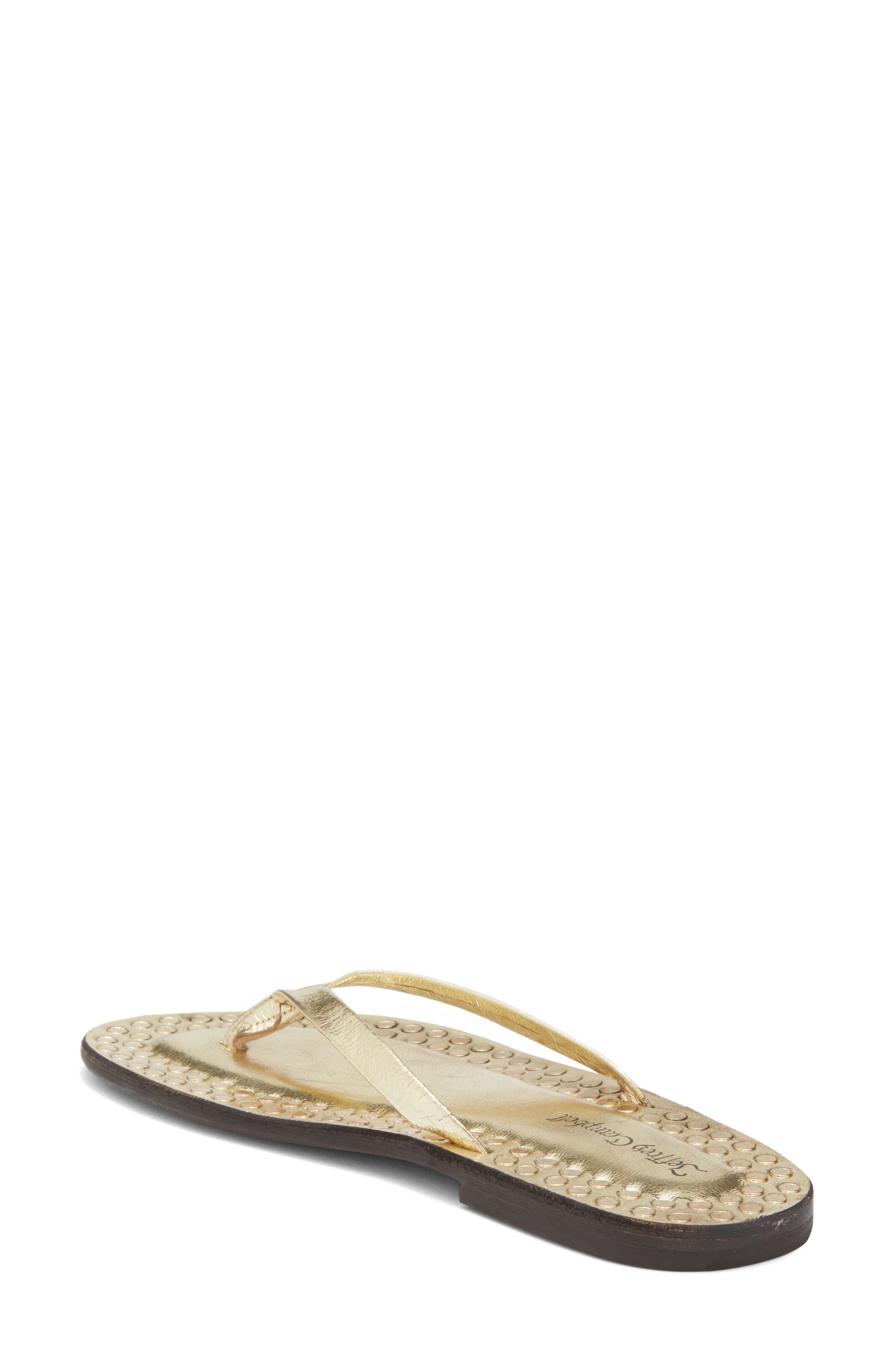Katrina Flip Flop, Alternate, color, GOLD