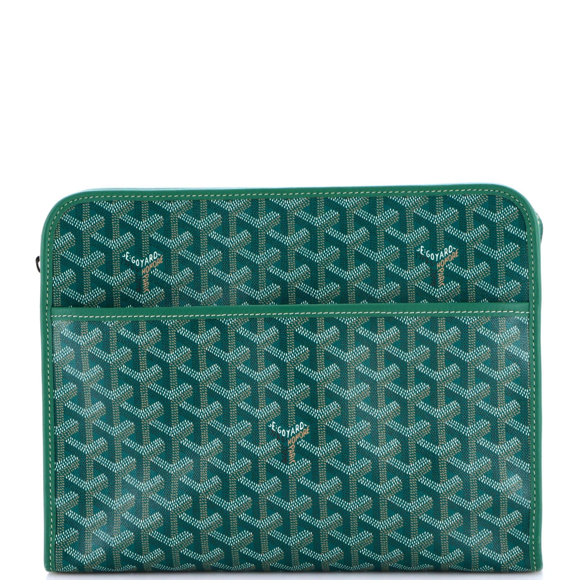 Jouvence Toiletry Pouch Coated Canvas GM, Main, color, Green