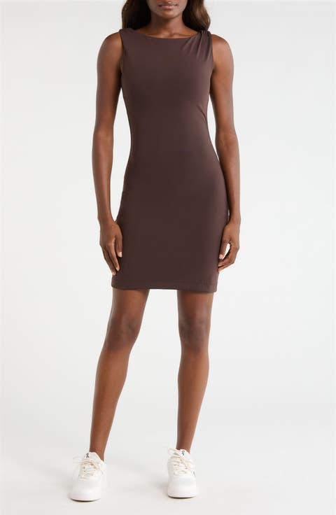 Ruched Sculpt Sleeveless Minidress