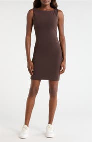 MPG Ruched Sculpt Sleeveless Minidress