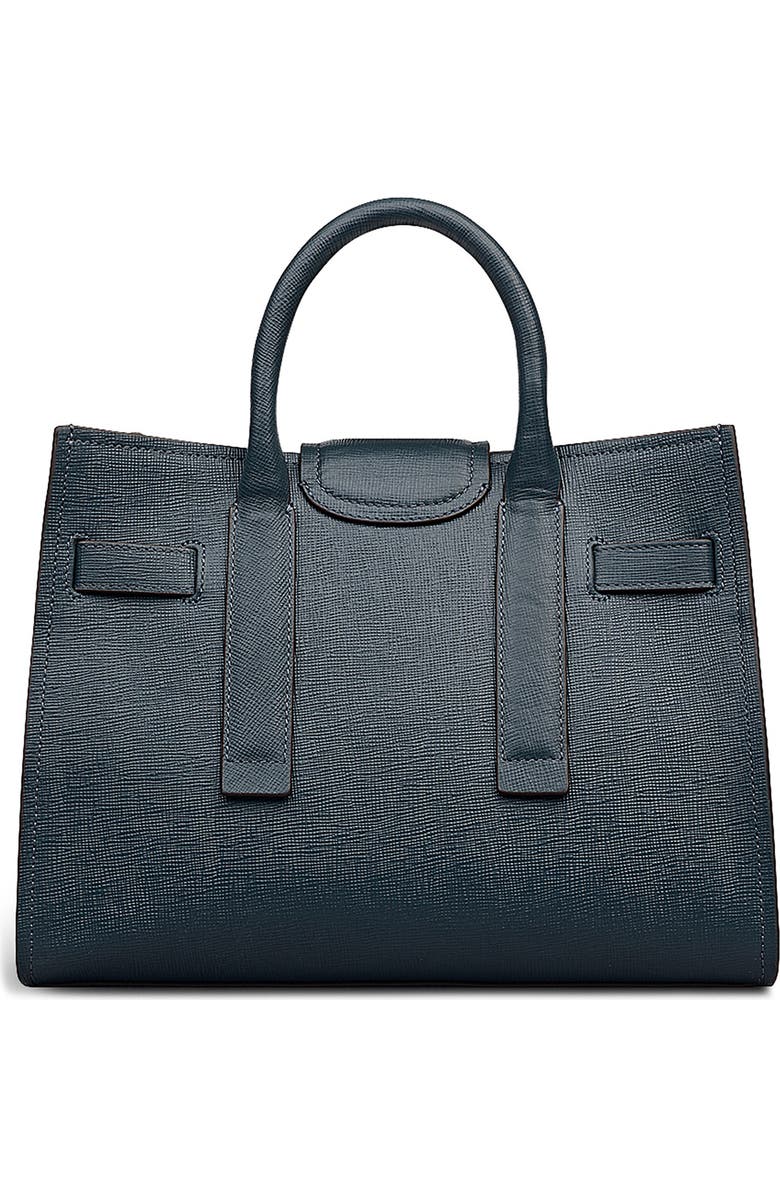 Radley St. Pancras Lane Saffiano Leather Tote Bag, Alternate, color, Teal
