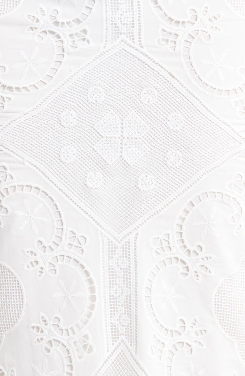 HOUSE OF CB Cecilia Lace Midi Skirt, Alternate, color, White