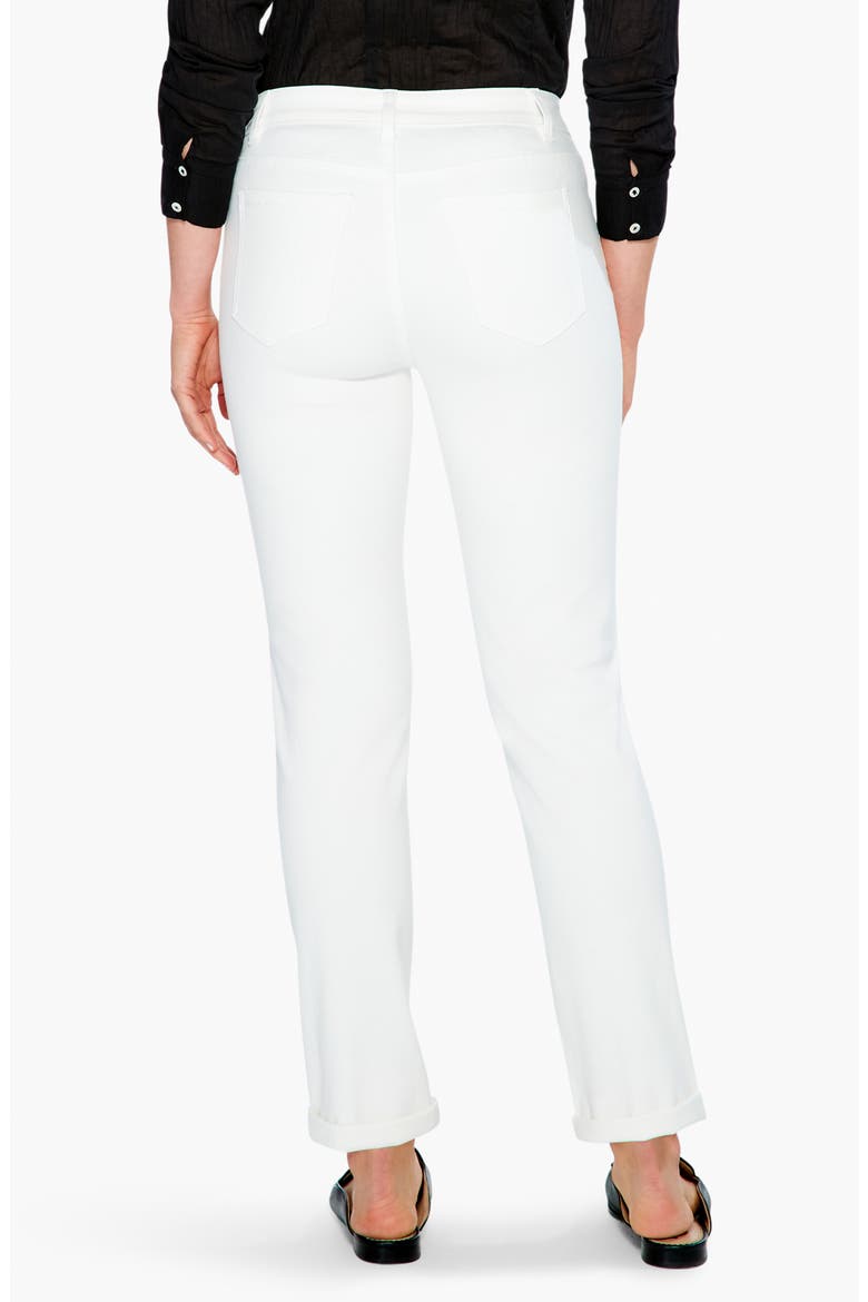 Girlfriend High Waist Jeans, Alternate, color, PAPER WHITE