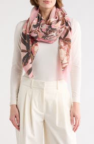 Vince Camuto Peony Square Scarf