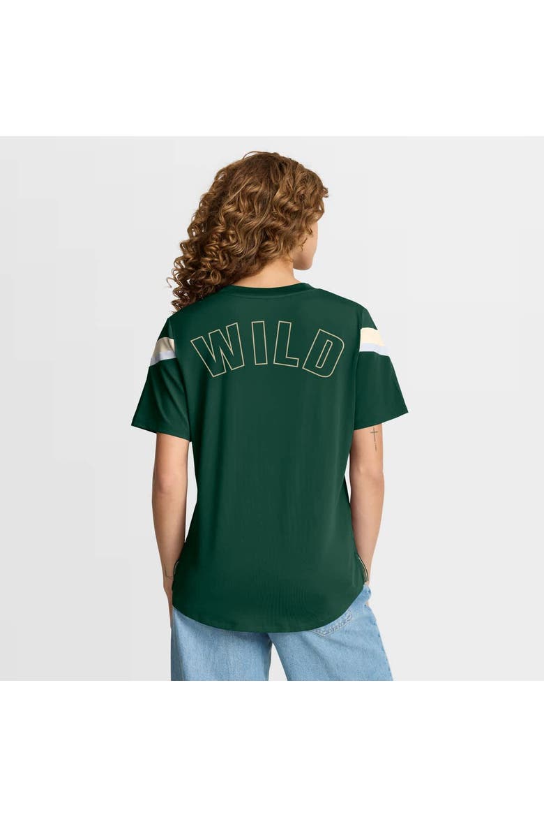 Women's Fanatics Green Minnesota Wild Offside Athena T-Shirt, Alternate, color, Green