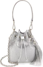 JUDITH LEIBER COUTURE Piper Crystal Embellished Bucket Bag