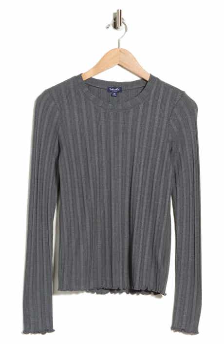 Long Sleeve Pointelle T-Shirt