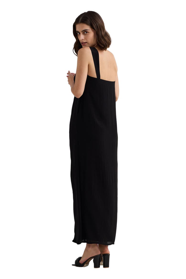 Twilight Twist Strappy Maxi Dress in Black, Alternate, color, Solid