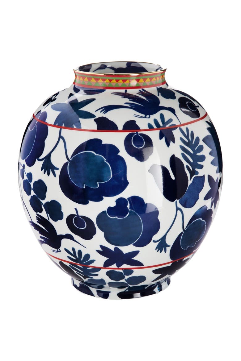Big Bubble Vase, Main, color, Wildbird Blue