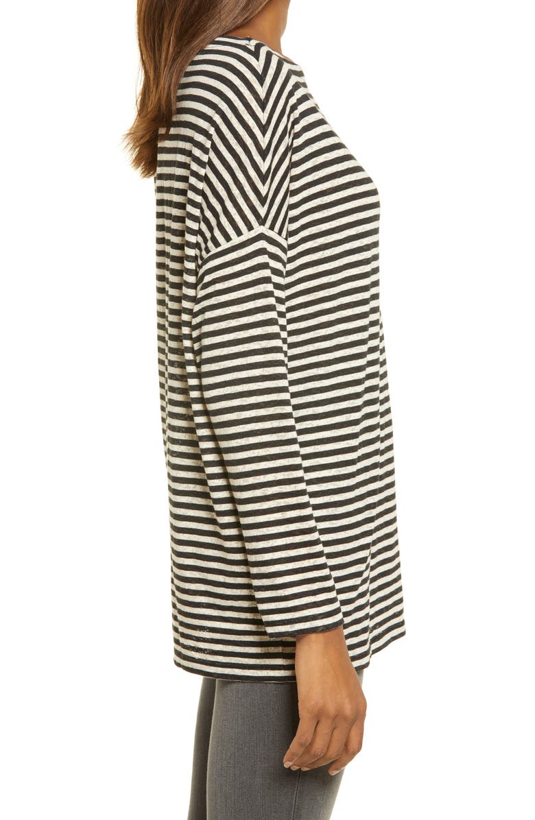 AllSaints Rita Stripe Top, Alternate, color, 
