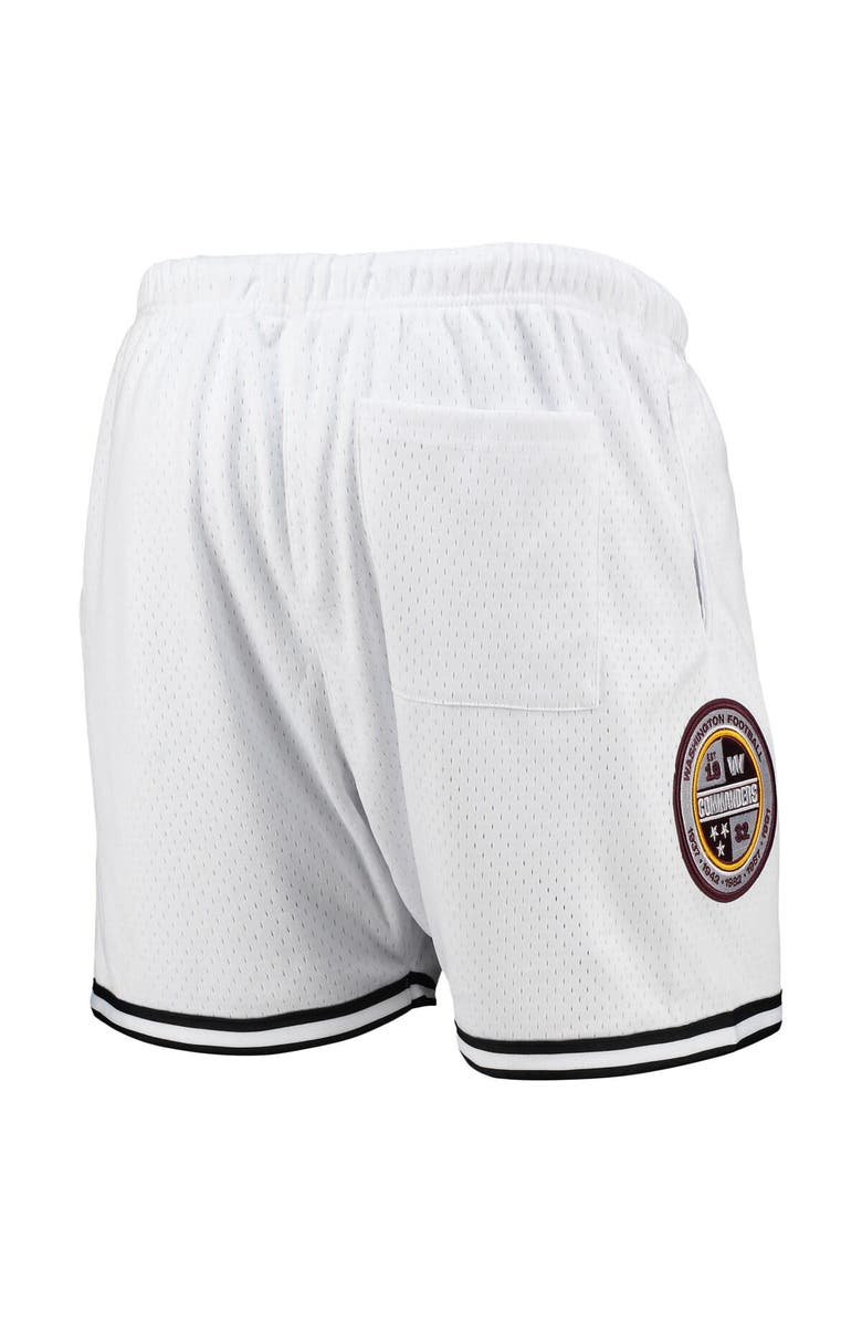 PRO STANDARD Men's Pro Standard White Washington Commanders Mesh Shorts, Alternate, color, 