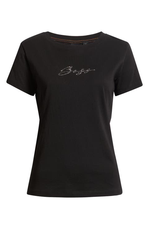 Esogo Crystal Logo Cotton Top