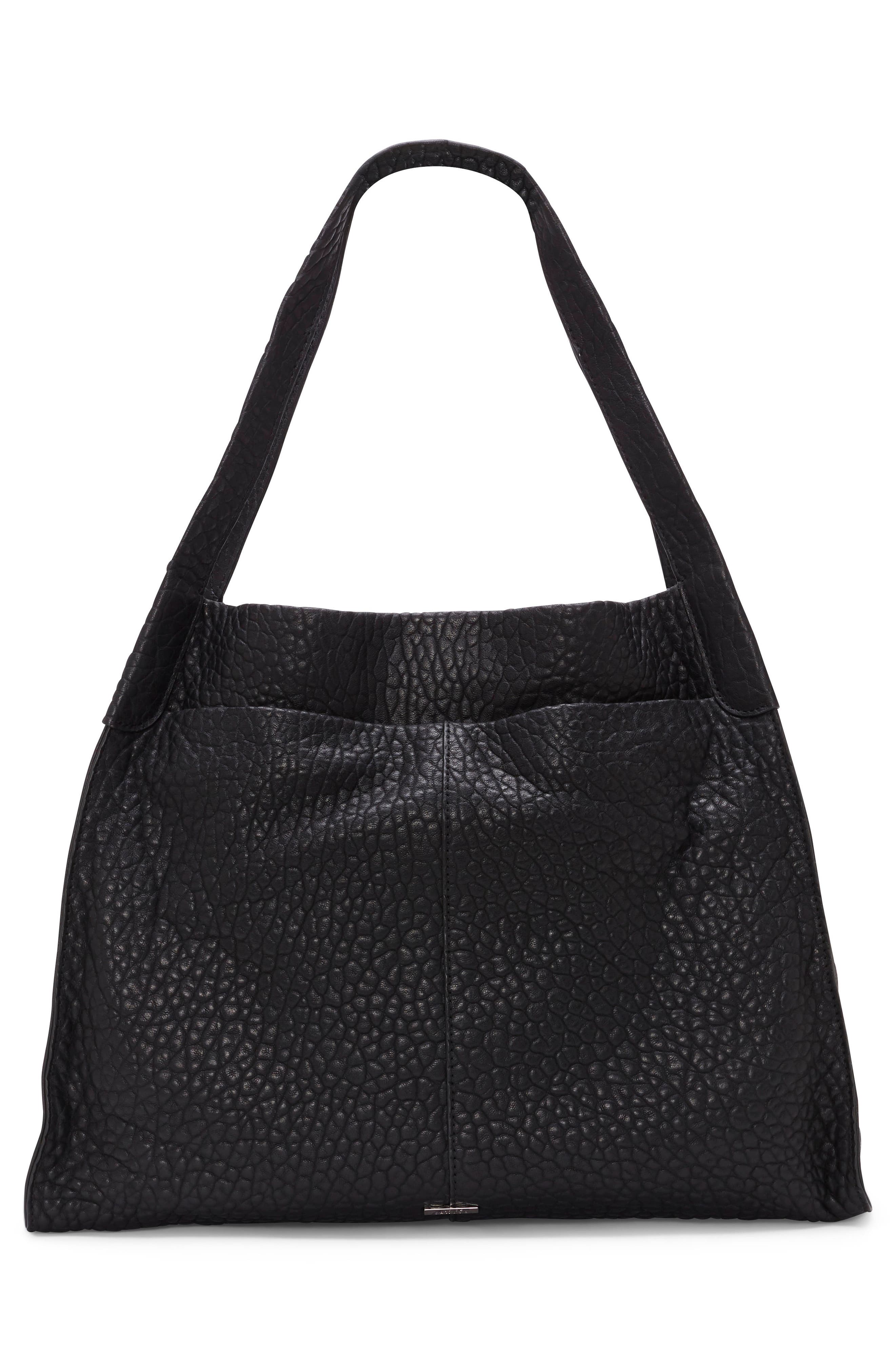 Zani Leather Tote, Alternate, color, ONYX