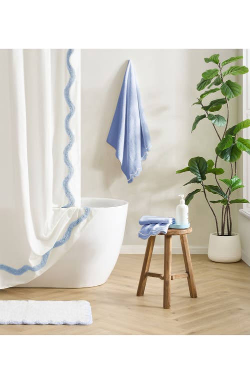 Peri Home Scallop 4-piece Towel Set In Blue