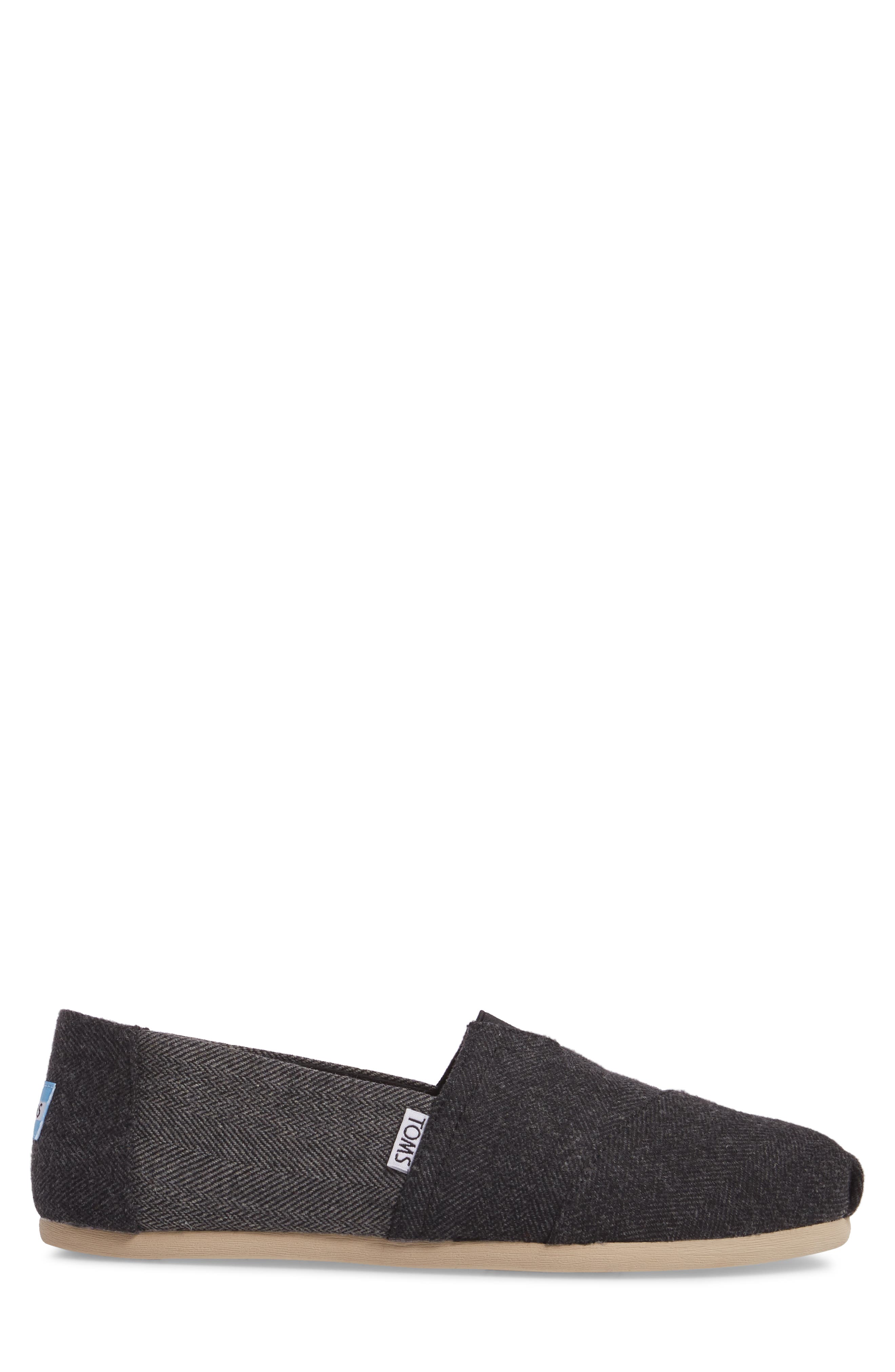 Classic Alpargata Slip-On, Alternate, color, BLACK/ GREY