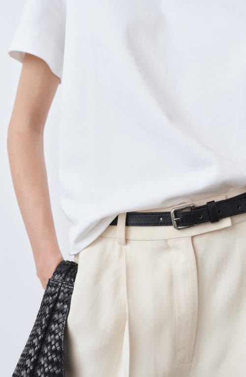 Mango Short Sleeve Sweater In White