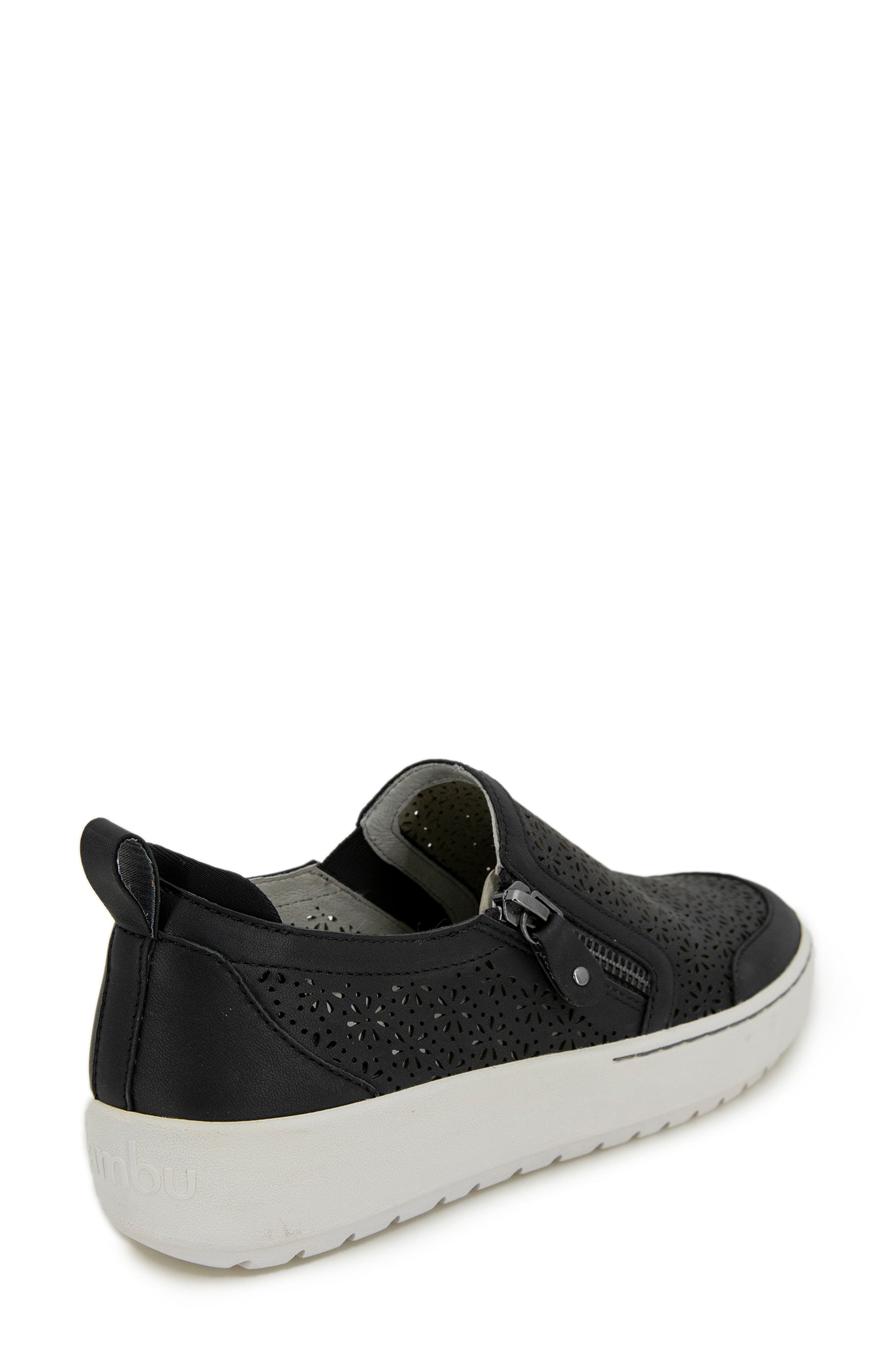 Jambu July Side Zip Sneaker, Alternate, color, Black