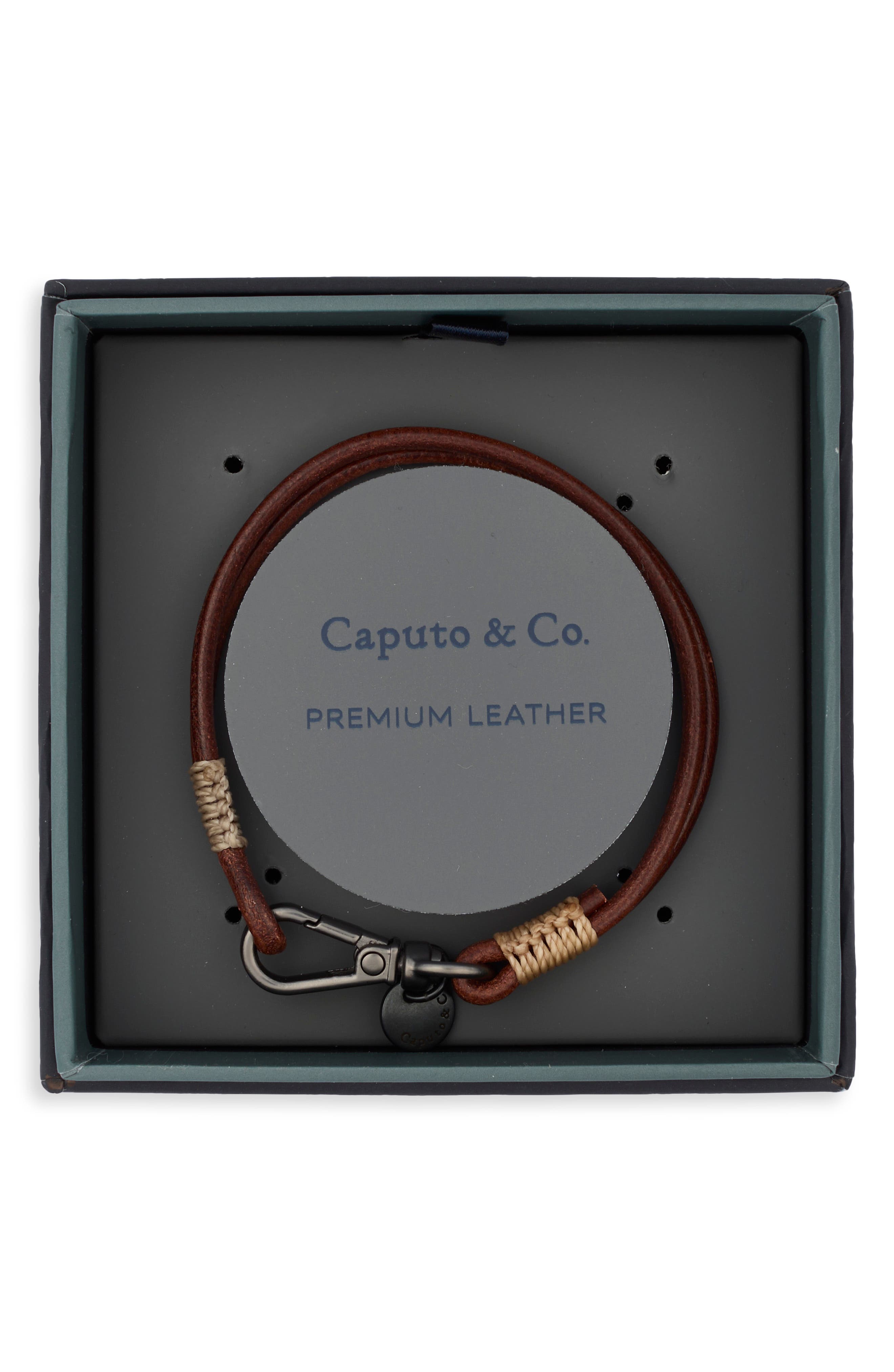 Men's Swivel Clasp Craftman Leather Bracelet