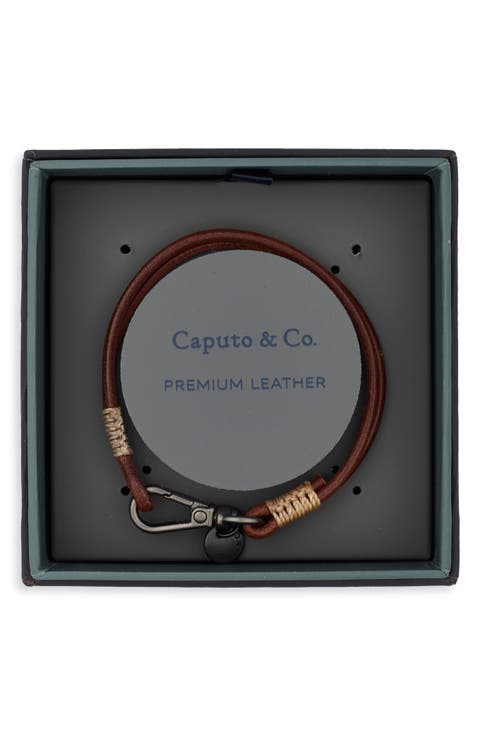 Men's Swivel Clasp Craftman Leather Bracelet