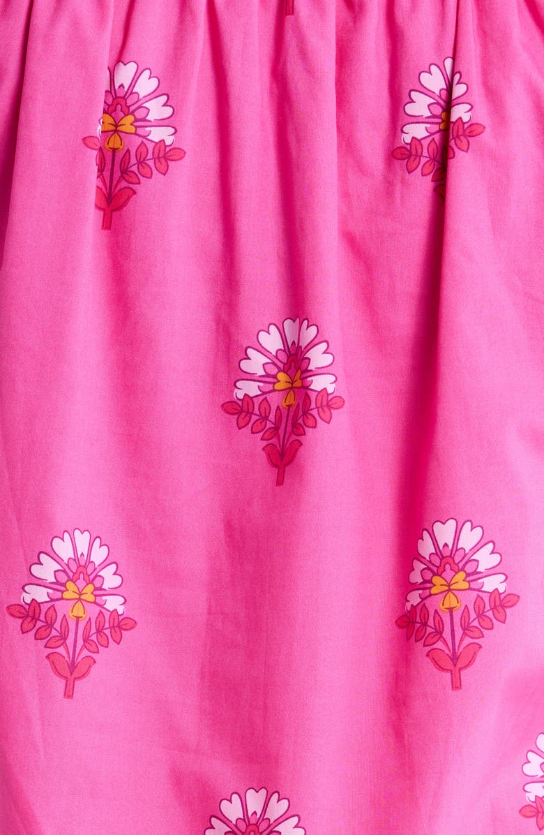 SUGARLIPS Scarlett Floral Darthy Smocked Neck Top, Alternate, color, Fuchsia-Pinks