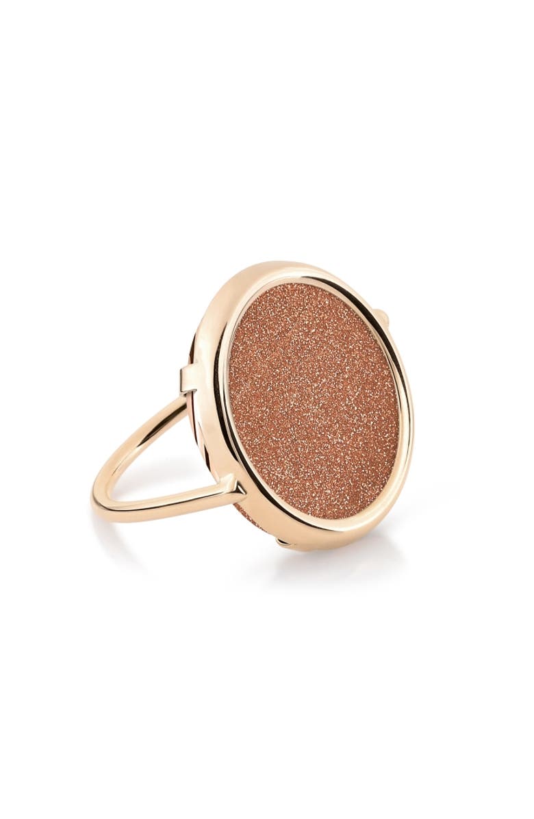 ginette ny Disc Ring, Main, color, Gold Sandstone