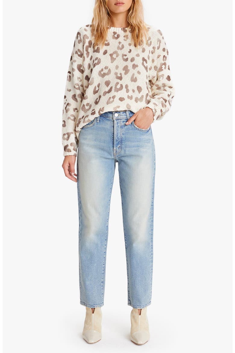 Leopard Print Cotton Sweater, Alternate, color, LOOK THE PART