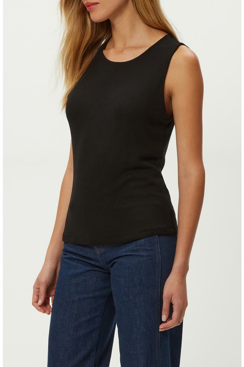 Jojo Doubled Tank, Alternate, color, BLACK