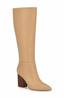Nine West Peachey Pointed Toe Knee High Boot