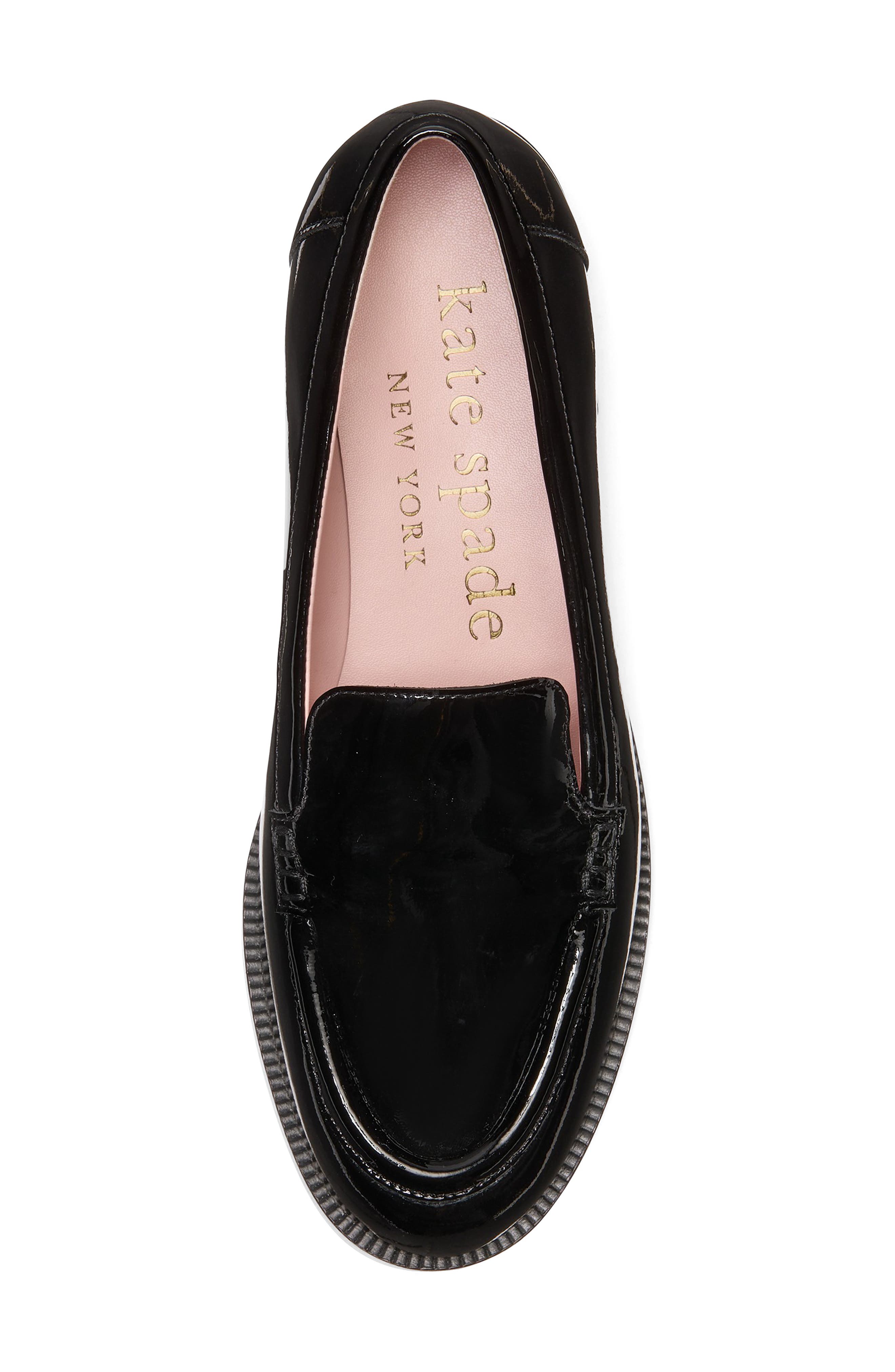 Kate Spade New York lori patent leather loafer, Alternate, color, 