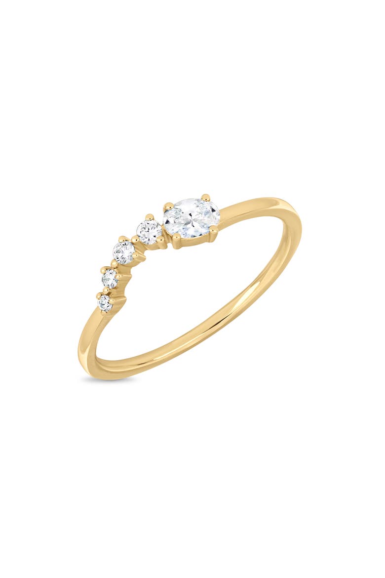 Liora Diamond Stacking Ring, Main, color, 18K YELLOW GOLD/ DIAMOND