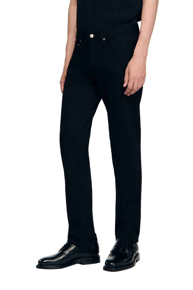 Slim-fit jeans, Main, color, Black