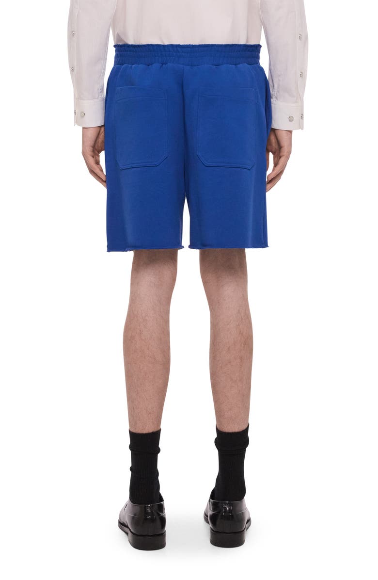 Helmut Lang Cotton French Terry Shorts, Alternate, color, 