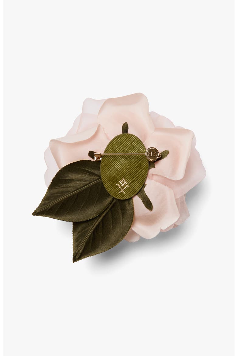 The Small Pale Pink Rose Floral Brooch, Alternate, color, Pale Pink