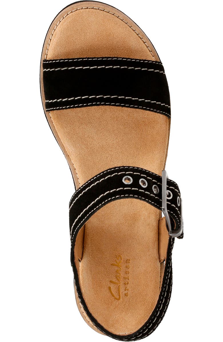 Clarks<sup>®</sup> Aisley Orchid Wedge Sandal, Alternate, color,