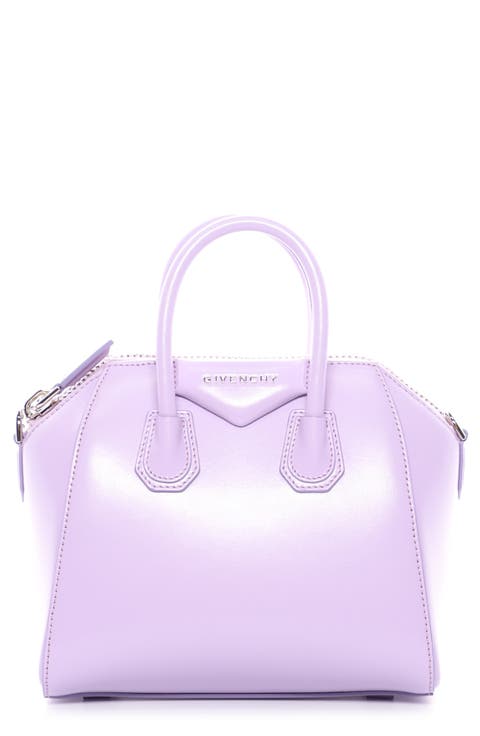 Mini Antigona Box Leather Satchel