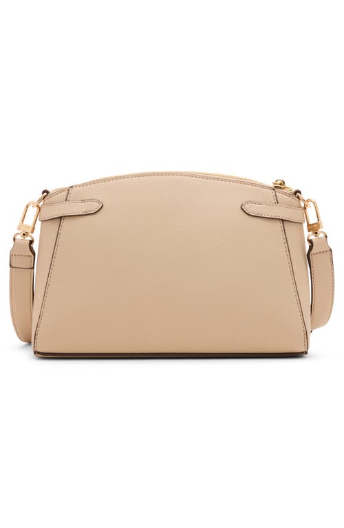 Anne Klein Belted Dome Crossbody Bag In Brown