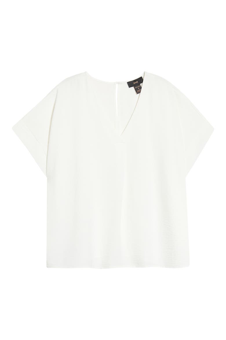 V-Neck Top, Alternate, color, WHITE