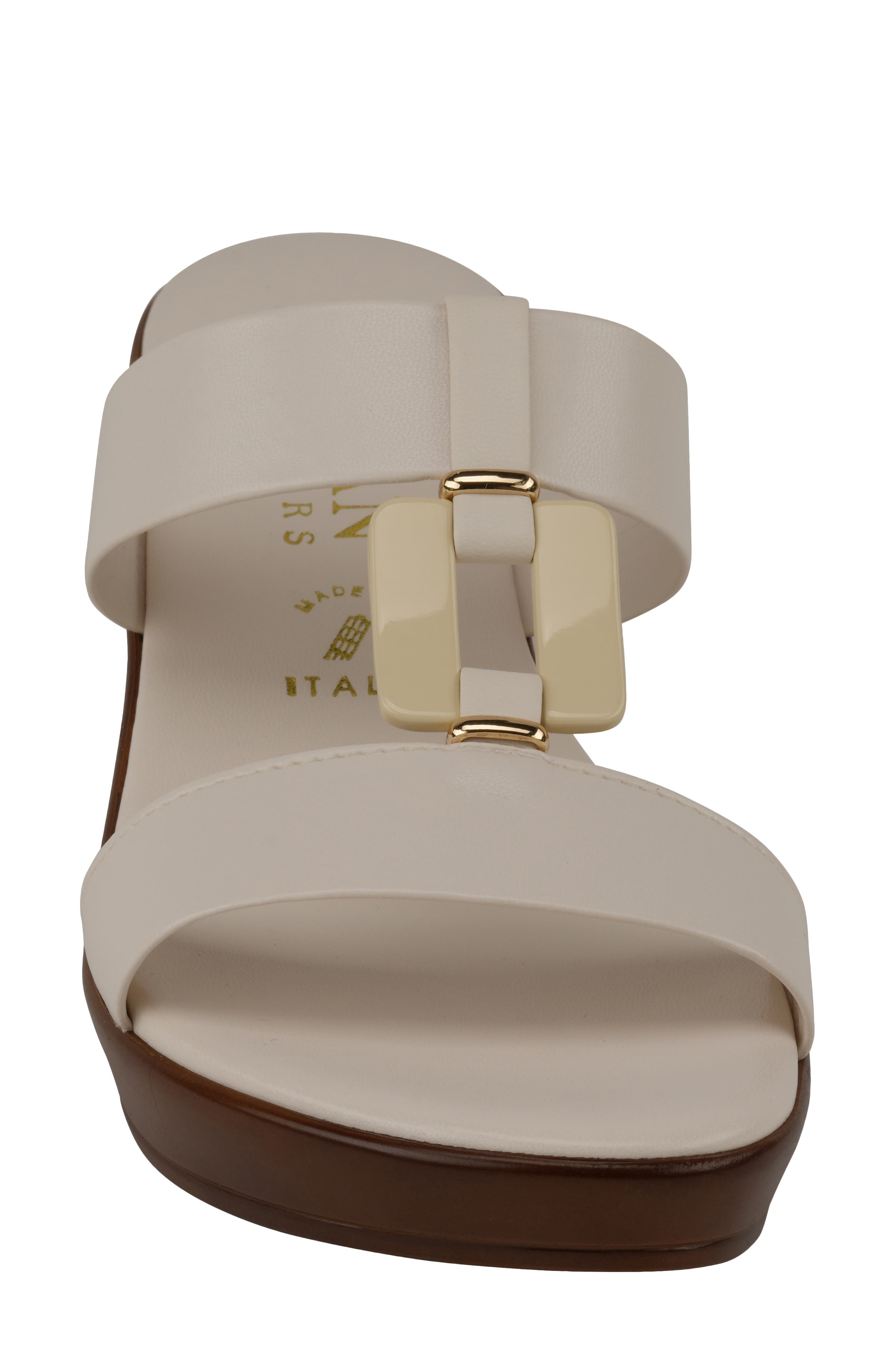 Tenley H-Strap Wedge Sandal, Alternate, color, BONE