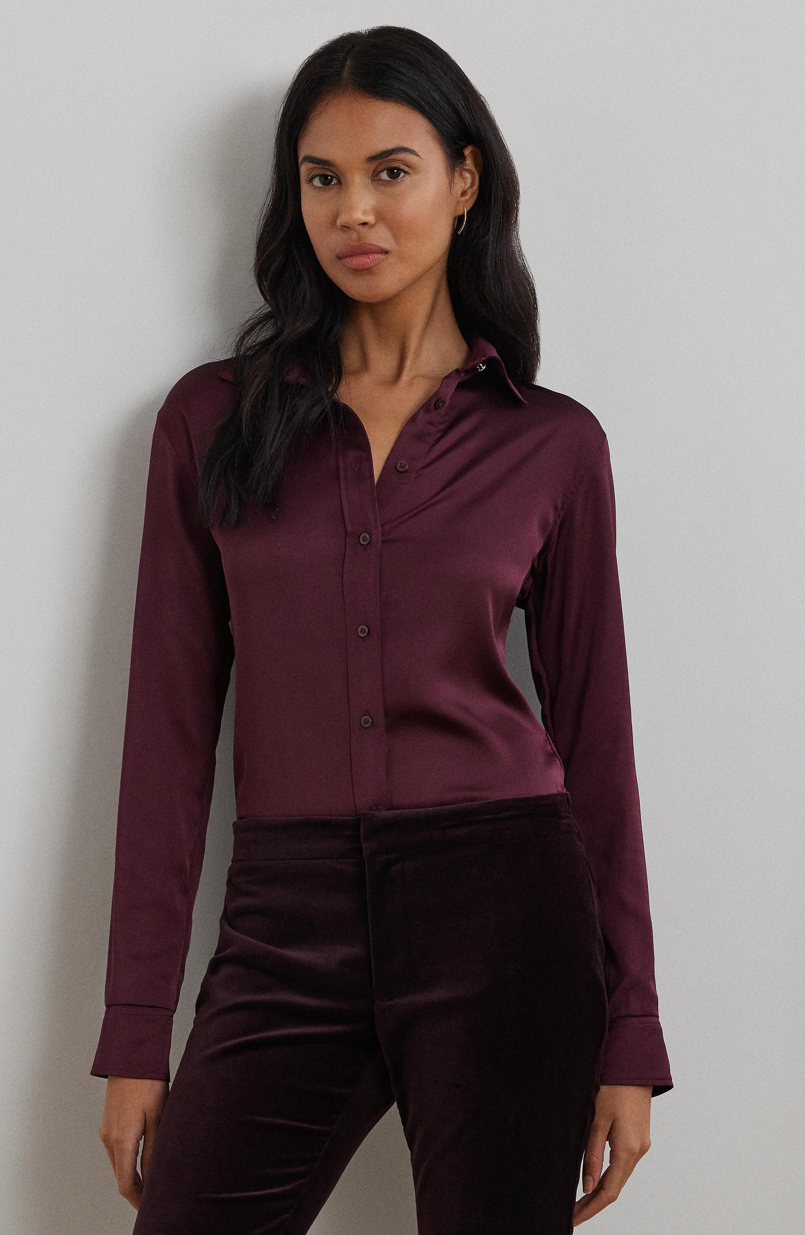 satin charmeuse blouses