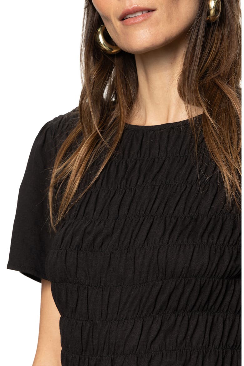 Better Together Smocked Top, Alternate, color, BLACK