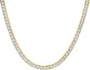 Crislu Princess Cubic Zirconia Tennis Necklace