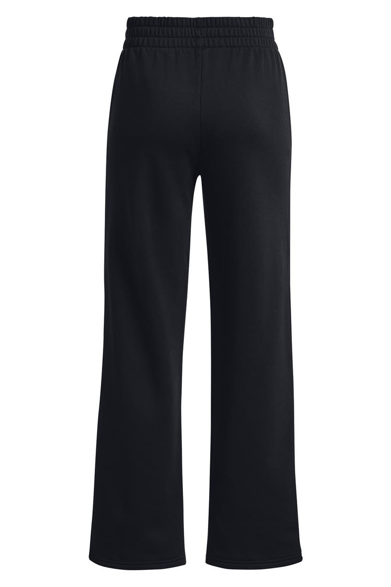Rival Fleece Straight Leg Pants, Alternate, color, BLACK