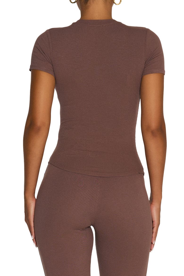 The Rib T-Shirt, Alternate, color, TAUPE
