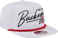 New Era Men's New Era White Ohio State Buckeyes Team Rope 19TWENTY Adjustable Hat