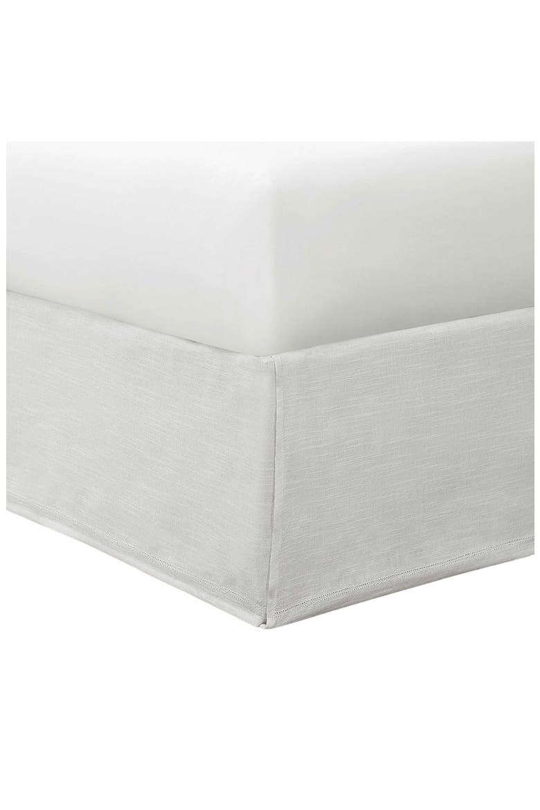 Island Estate Tailored Bed Skirt, Main, color, WHITE