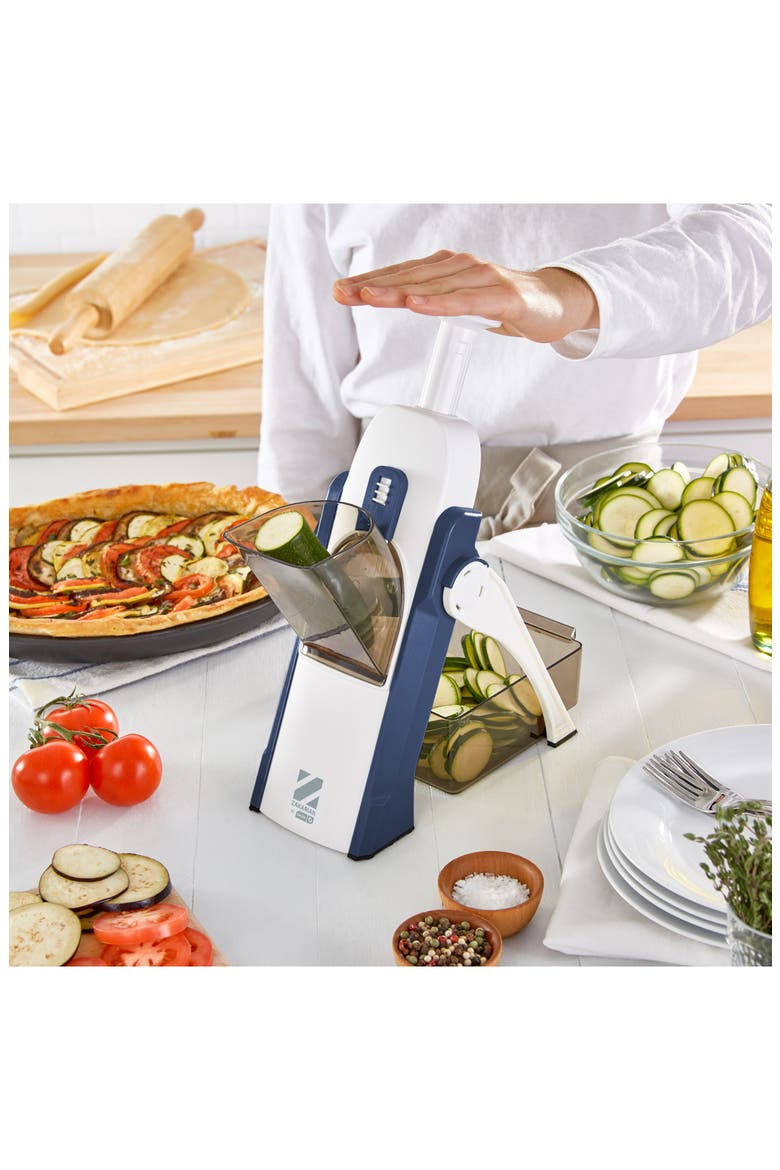 Zakarian by Dash Safe Slice Mandoline, Alternate, color, ZAKARIAN BLUE