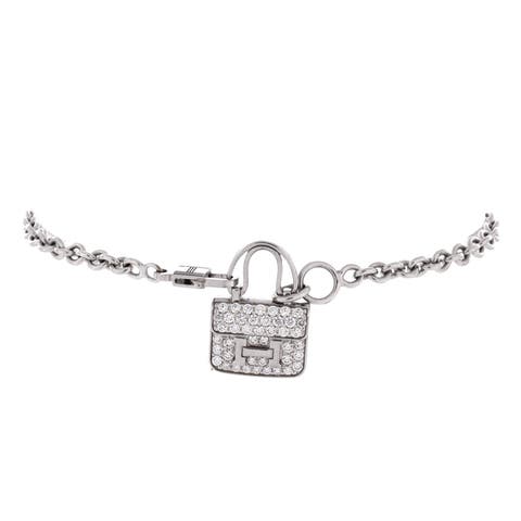 Amulettes Constance Bracelet 18K White Gold with Diamonds