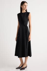 Modern Citizen Agnes Twist-Drape Jersey Dress