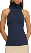 Cult Gaia Wake Sleeveless Turtleneck Sweater